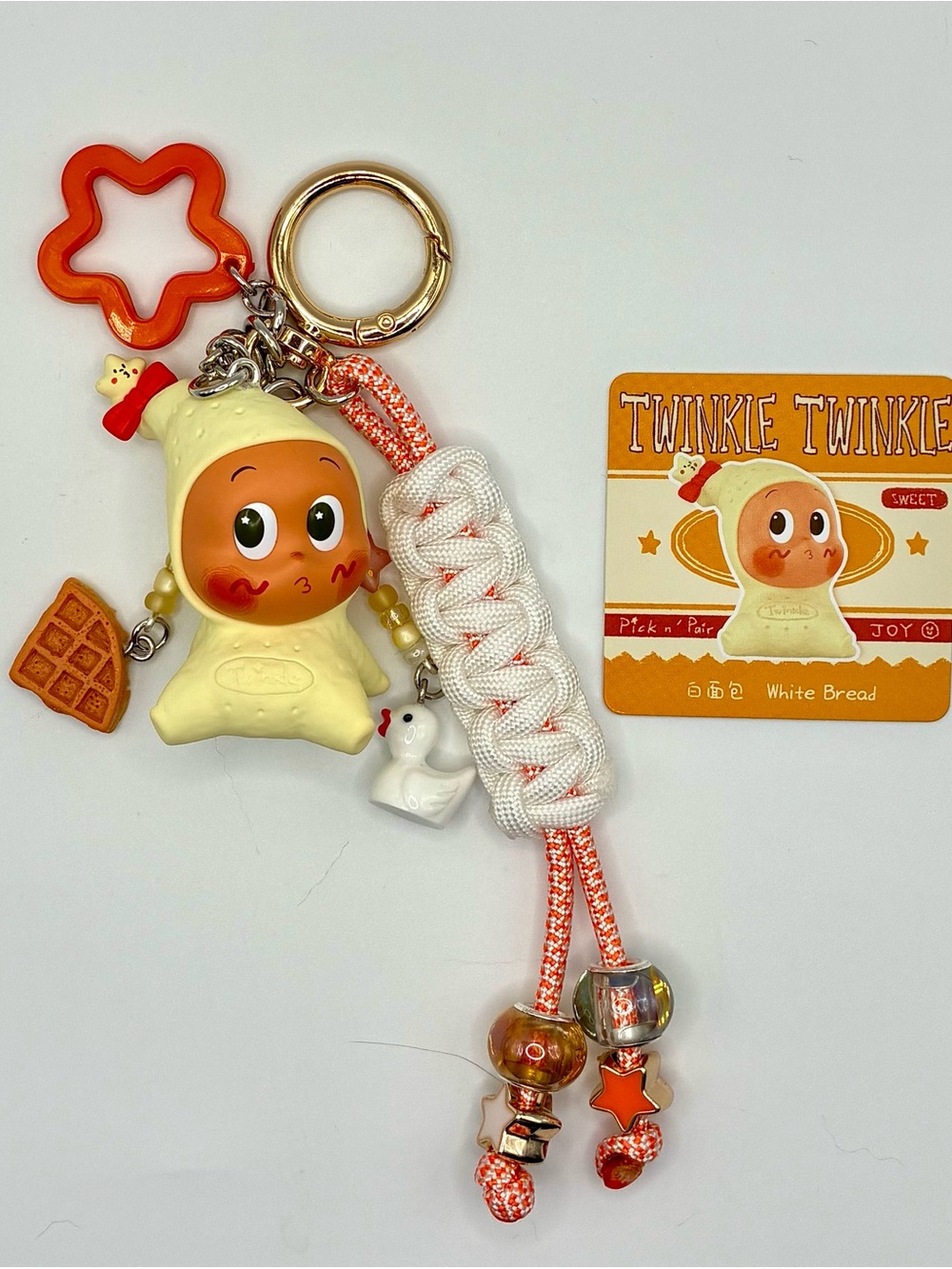Twinkle Twinkle x Create Your Taste Bag Charm - White Bread
